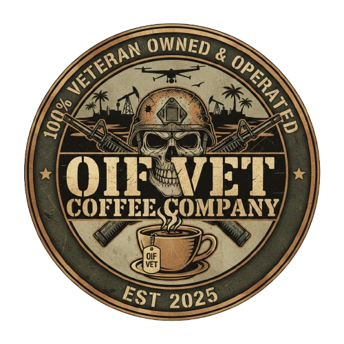 OIF Vet Coffee Company Kiss-Cut Vinyl Decal
