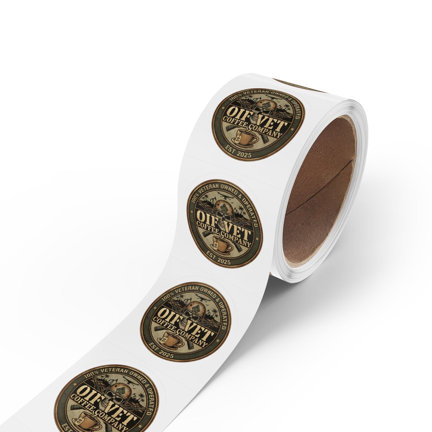 Round Sticker Label Rolls