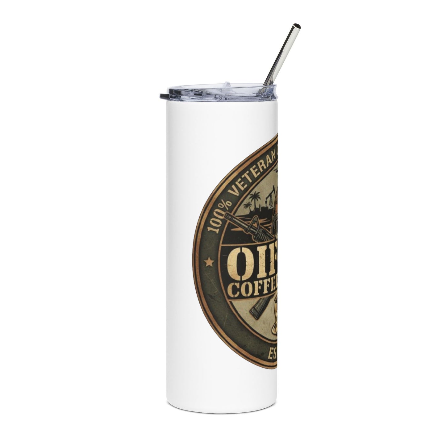 OIF Vet Coffee Co. 20oz Stainless Tumbler