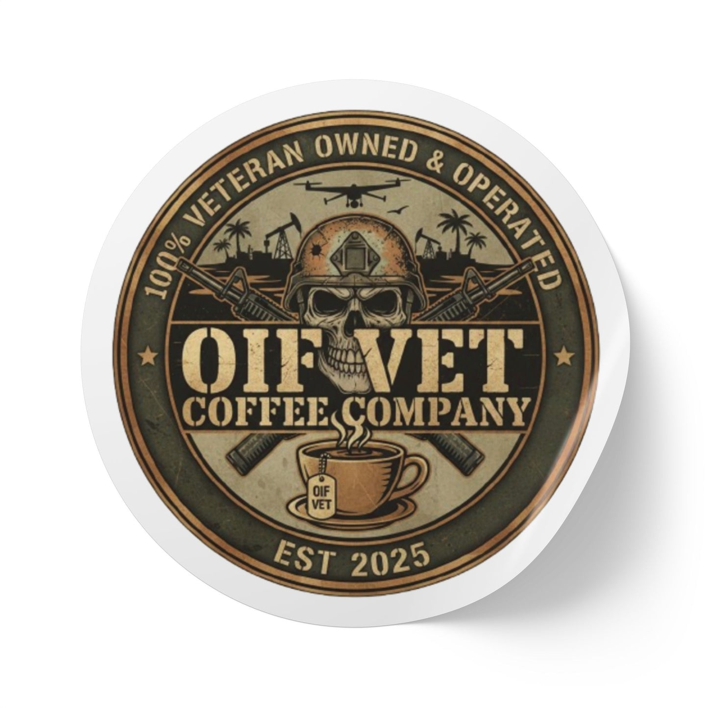 Round Sticker Label Rolls
