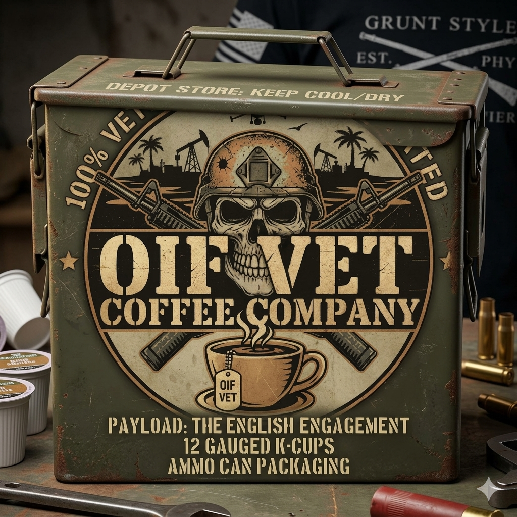 THE ENGLISH ENGAGEMENT AMMO CAN (12 K CUPS)