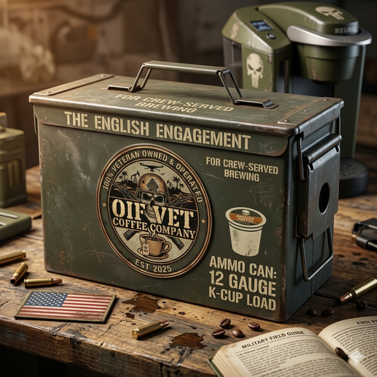 THE ENGLISH ENGAGEMENT AMMO CAN (12 K CUPS)