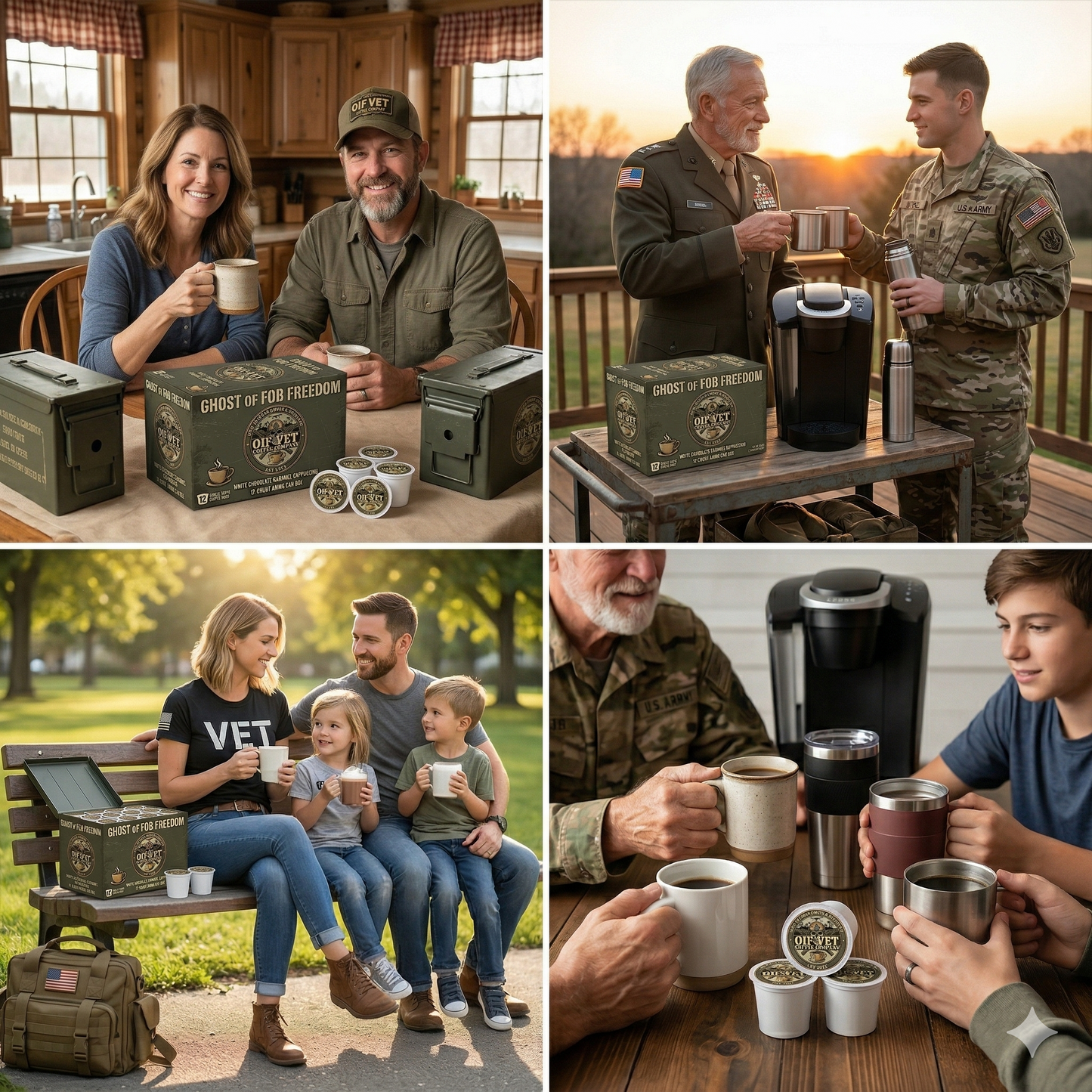 THE GHOST OF FOB FREEDOM AMMO CAN (12 K CUPS)