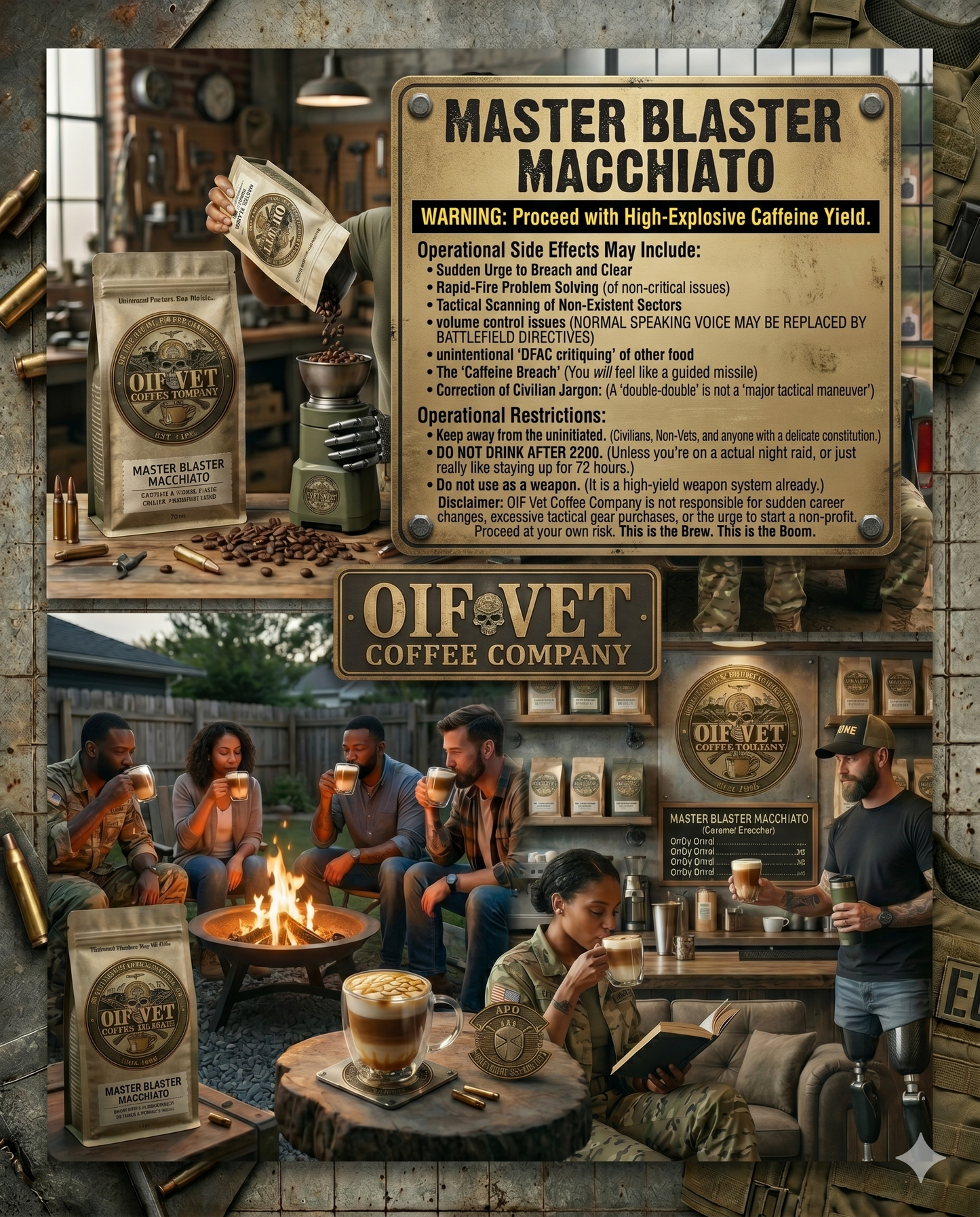 Master Blaster Macchiato: The "Wake the F*ck Up" Blend