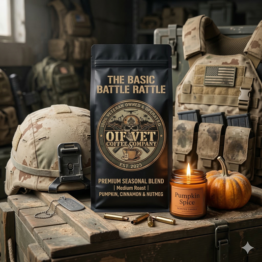 “THE BASIC BATTLE RATTLE” (Pumpkin Spice)