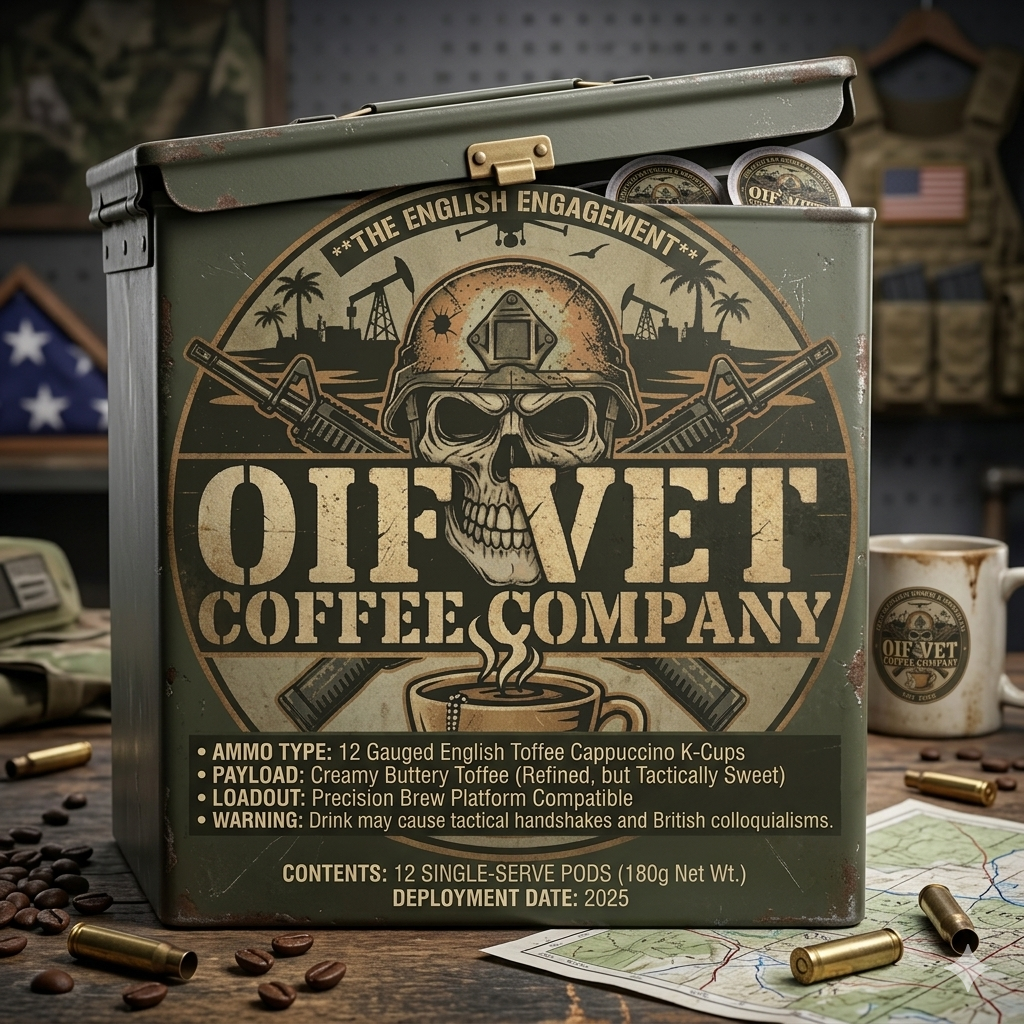 THE ENGLISH ENGAGEMENT AMMO CAN (12 K CUPS)