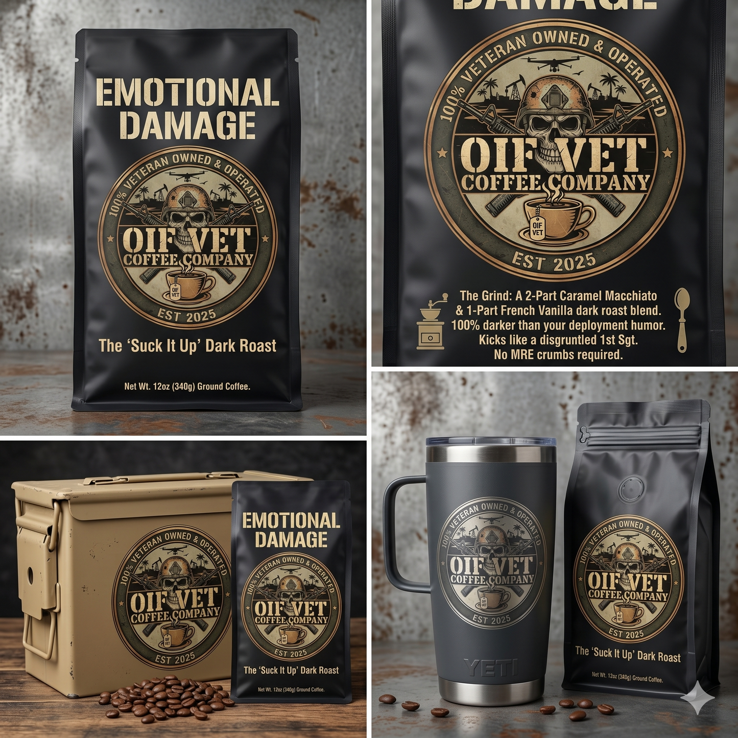 EMOTIONAL DAMAGE The "Suck It Up" Dark Roast