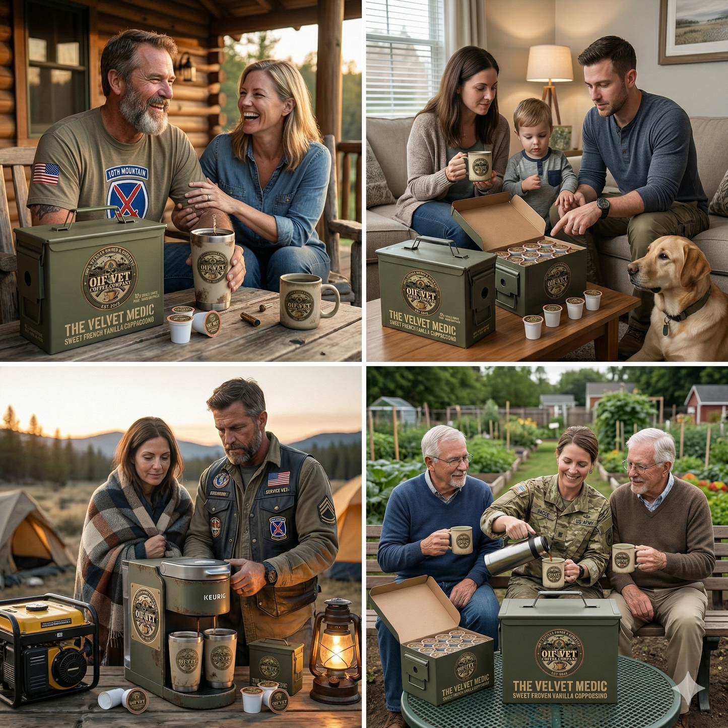 THE VELVET MEDIC AMMO CAN (12 K CUPS)