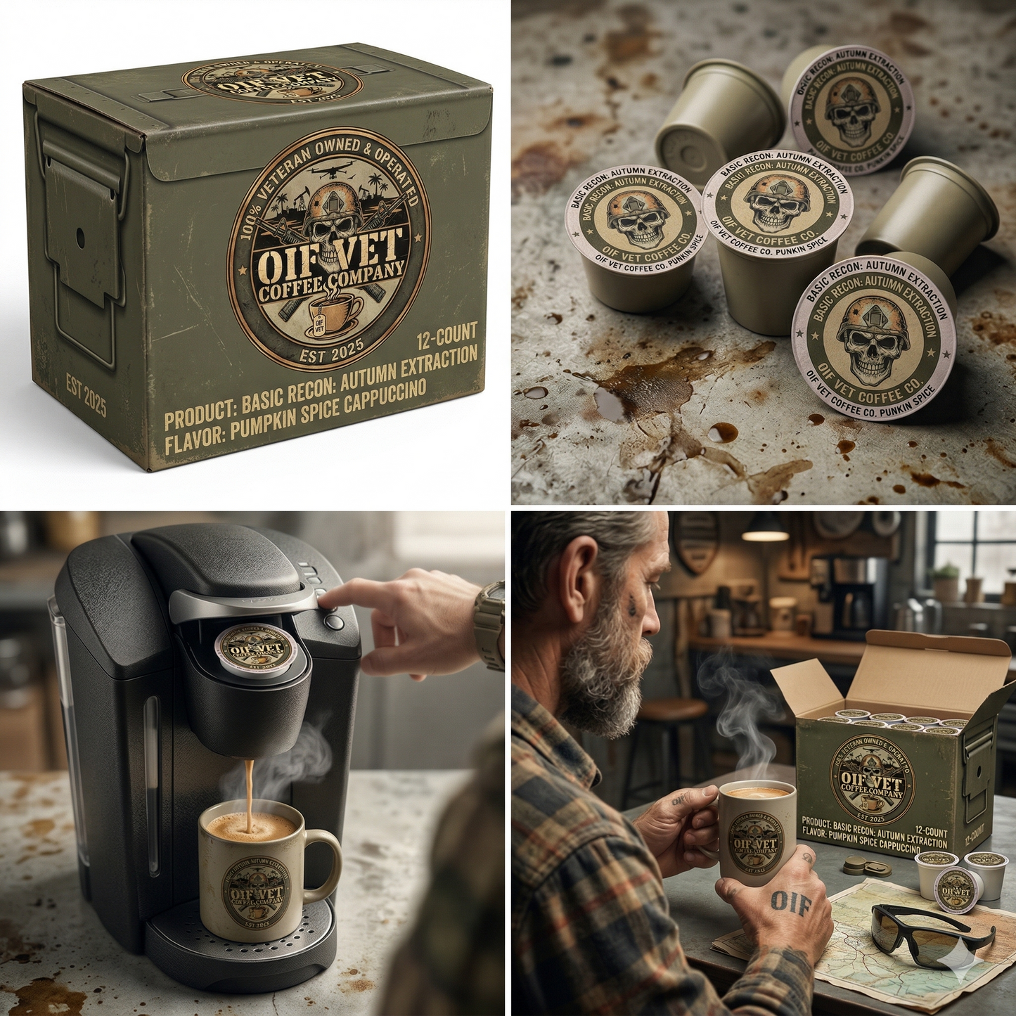 BASIC RECON: AUTUMN EXTRACTION AMMO CAN (12 K CUPS)