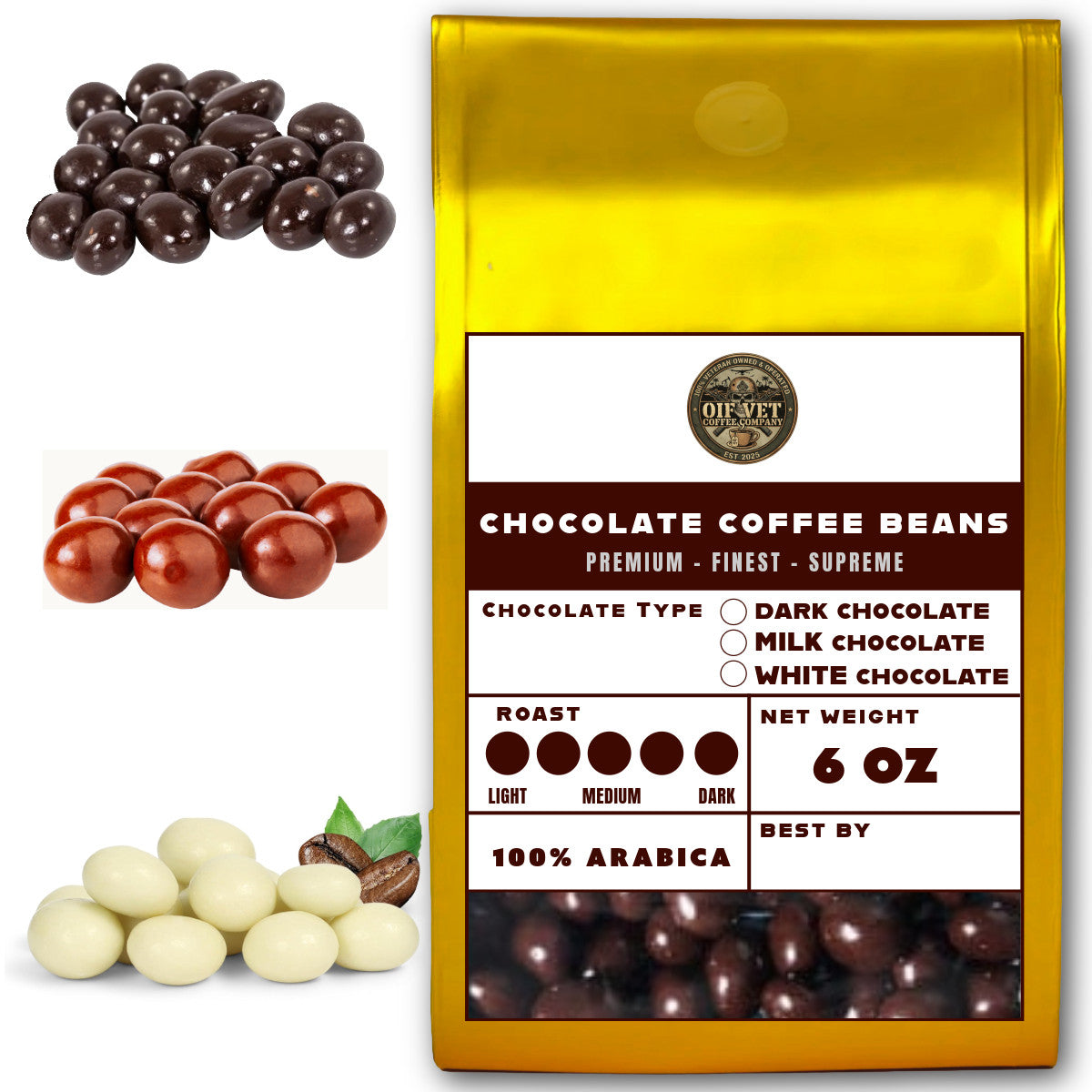 Chocolate Covered Coffee Espresso Beans