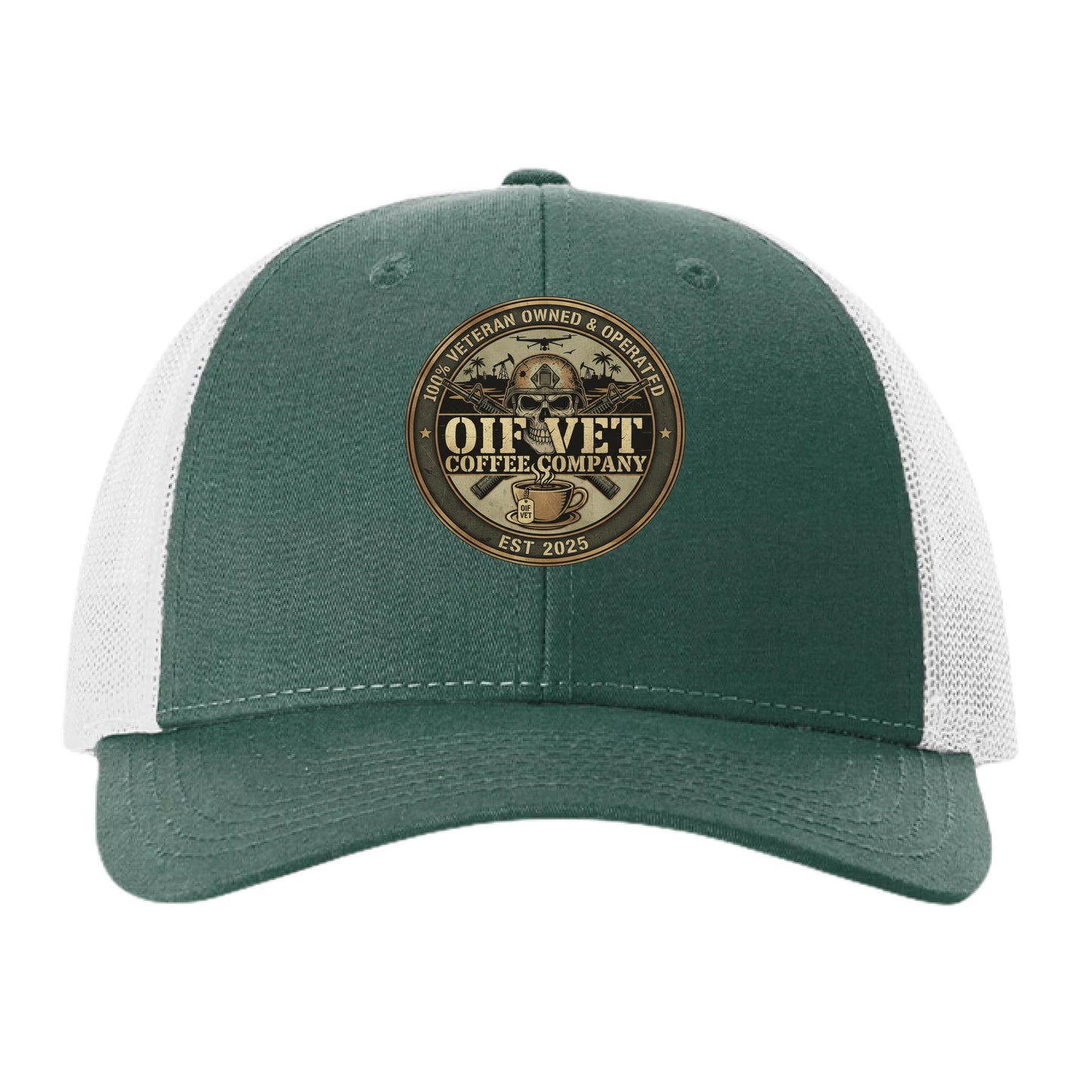 Heather Dark Green/ Silver - FRONT