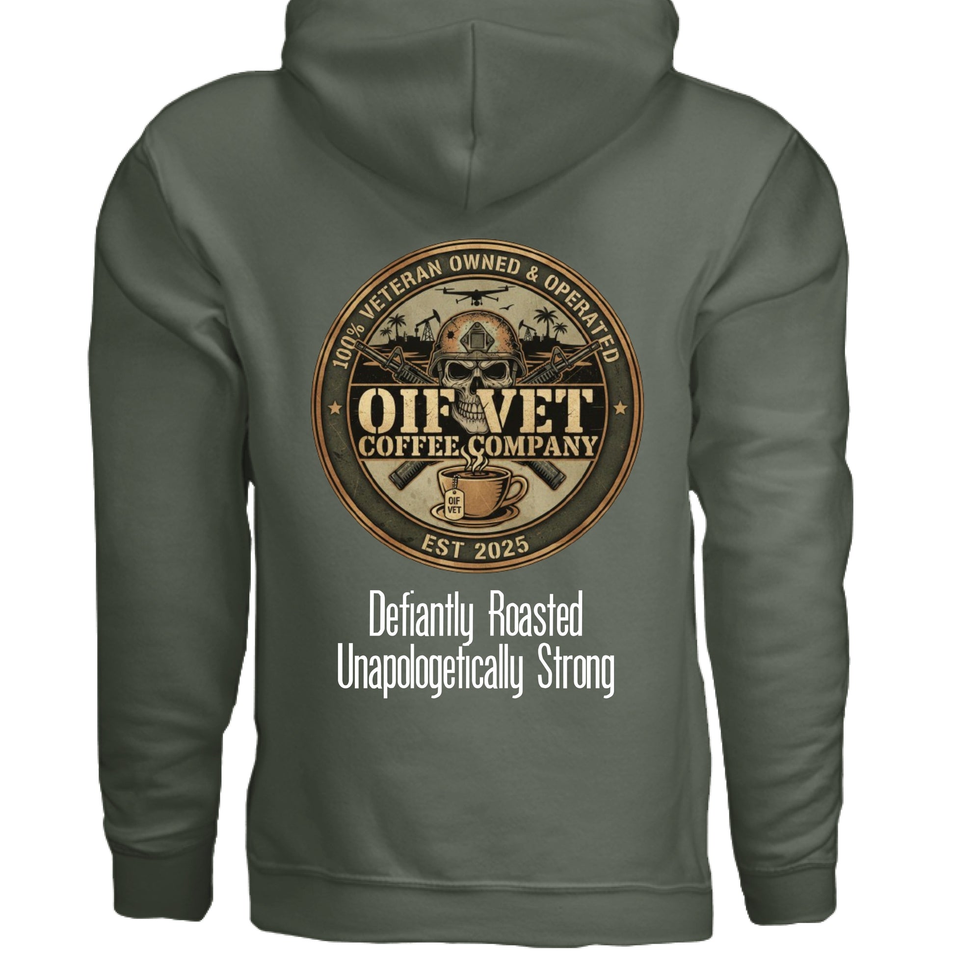 MILITARY GREEN - BACK