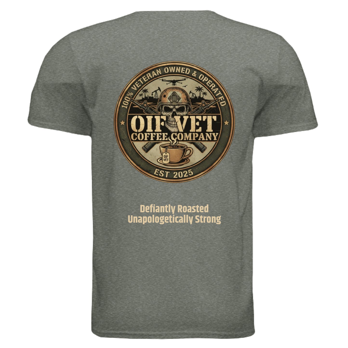 HEATHER MILITARY GREEN - BACK