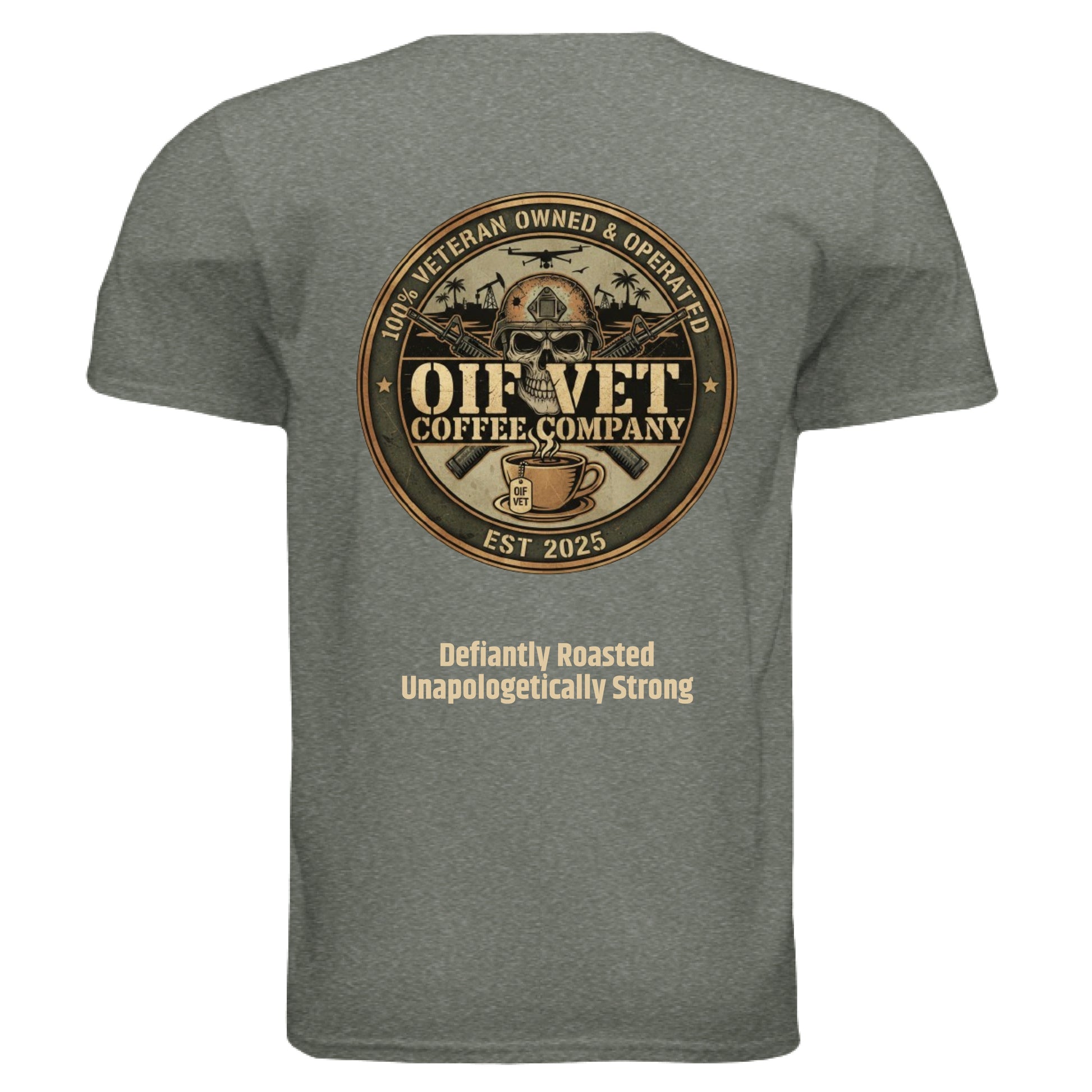 HEATHER MILITARY GREEN - BACK