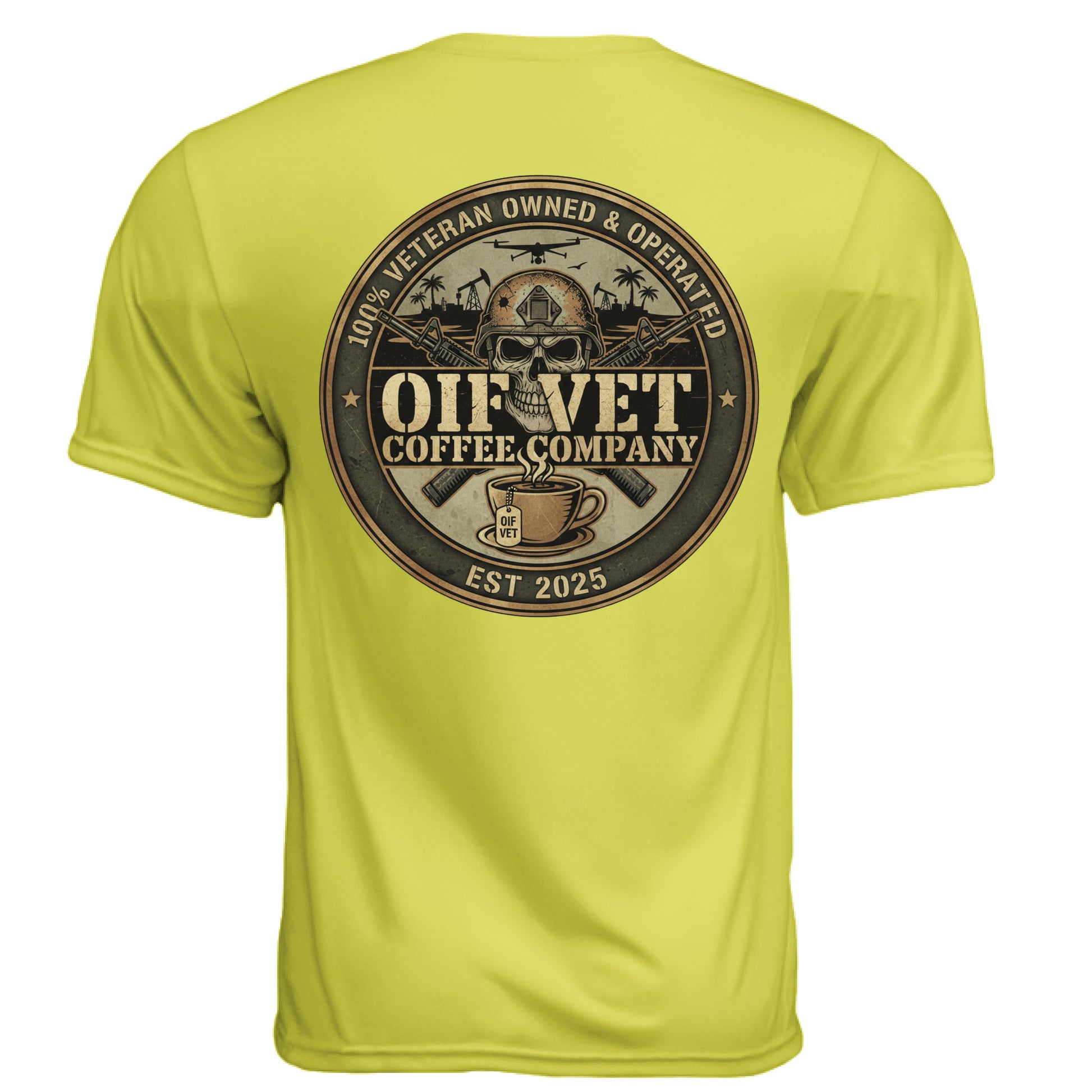 SAFETY YELLOW - BACK